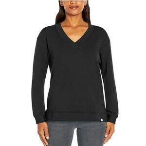 Orvis Black super soft V-Neck Sweatshirt. M